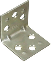 National Hardware MP121BC Series N285-510 Corner Brace, 1-1/2 in L, 1-1/2 in W, 1-1/2 in H, Steel, Zinc